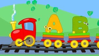 A to Z for Kids · Learn Alphabet with ABC Train · abcdefghijklmnopqrstuvwxyz