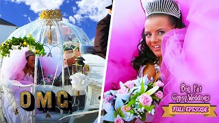 Gypsy Bride Can Barely Fit Into Wedding Carriage | Big Fat Gypsy Weddings | FULL EPISODE | OMG