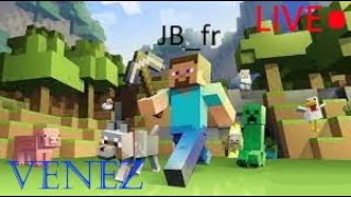 Live On Joue A Minecraft Bedrock Vennez Jbfr