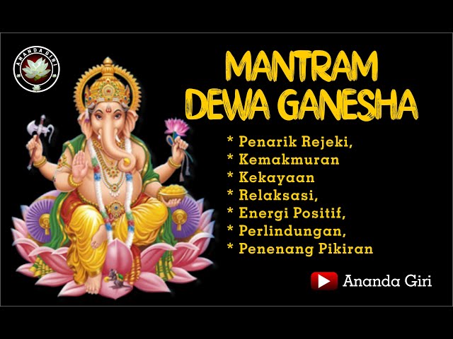 Mantram Dewa Ganesha Ampuh untuk Menarik Rejeki & Pengabul Permintaan class=