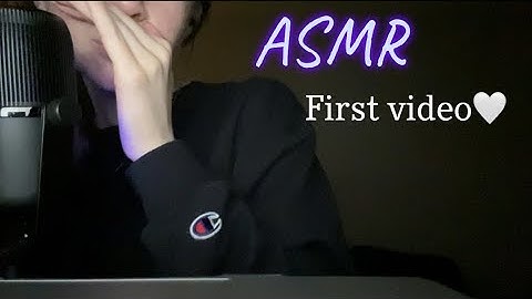 ASMR - First Video! Random Triggers (Tapping, Scratching, Rambling)