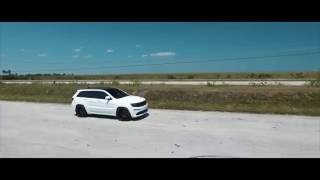 White Jeep SRT8 on Velgen Wheels