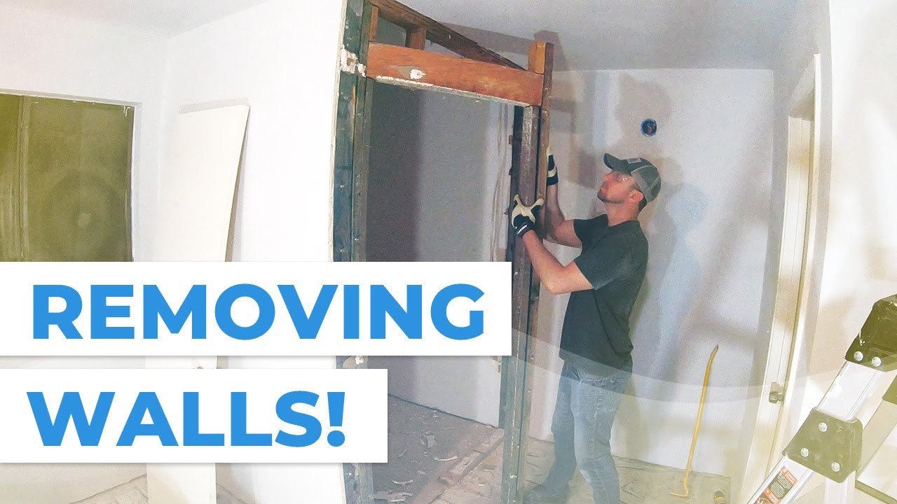 Removing A Non Weight Bearing Wall YouTube Removing A Non Weight Bearing Wall YouTube