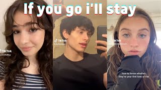 If you go i'll stay 🧸 Tiktok Compilation