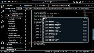 CARA MEMBUAT PROGRAM PEMESANAN TIKET BIOSKOP MENGGUNAKAN JAVA . VSCode