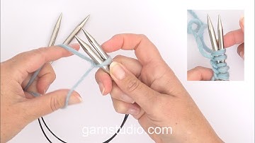 How to cast on with 2 circular needles to get a looser cast on edge