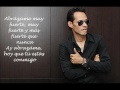 Marc Anthony   Abrazame Muy Fuerte  con letra