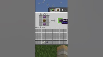 How To Make A Gray Shulker Box In Minecraft #Shorts