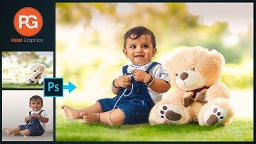 How to edit baby photos in Photoshop tutorial || baby photo editing
