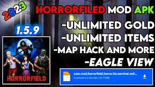 Horrorfield mod apk 1.5.9 latest mod || Eagle view || 2023