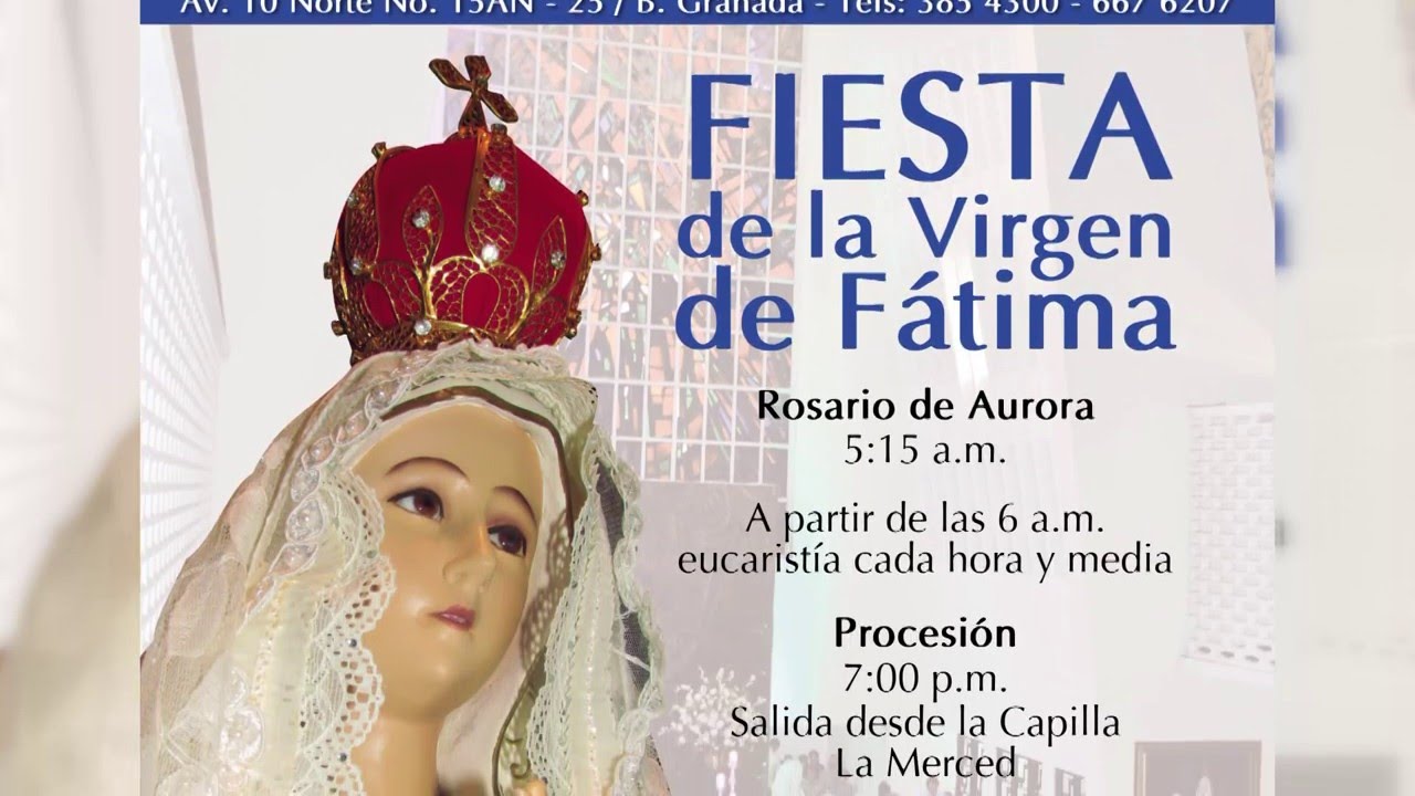 VIDA NUEVA: INVITACIÓN FIESTA VIRGEN DE FATIMA - 24 ABR 