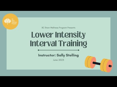Lower Intensity Interval Training (June 2023)