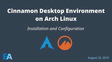 Cinnamon Desktop Environment on Arch Linux