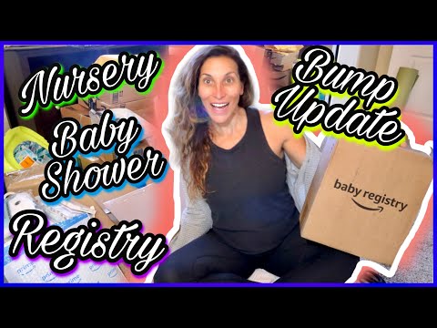 Registry, Baby Shower, Nursery & Bump Update (Pregnancy Vlog)