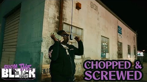 Big Moochie Grape - WAKE EM UP | From The Block Performance (Chopped & Screwed) Official Video