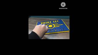 Custom Vault-Tec sign from Under the Covers #fallout #vault-tec #bigiron