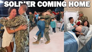 Soldier Coming Home | Surprise To Pregnant Wife Most Emotional Compilation