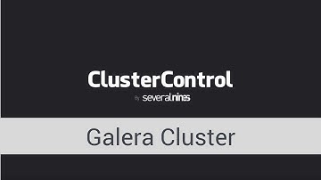1) How to Install Severalnines Cluster Control by Using Docker Image