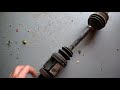 How to check a drive shaft axle  you can do this without removing the axle from the car