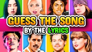 GUESS the SONG by the LYRICS 🎶🔥🎧 | Music Quiz screenshot 5