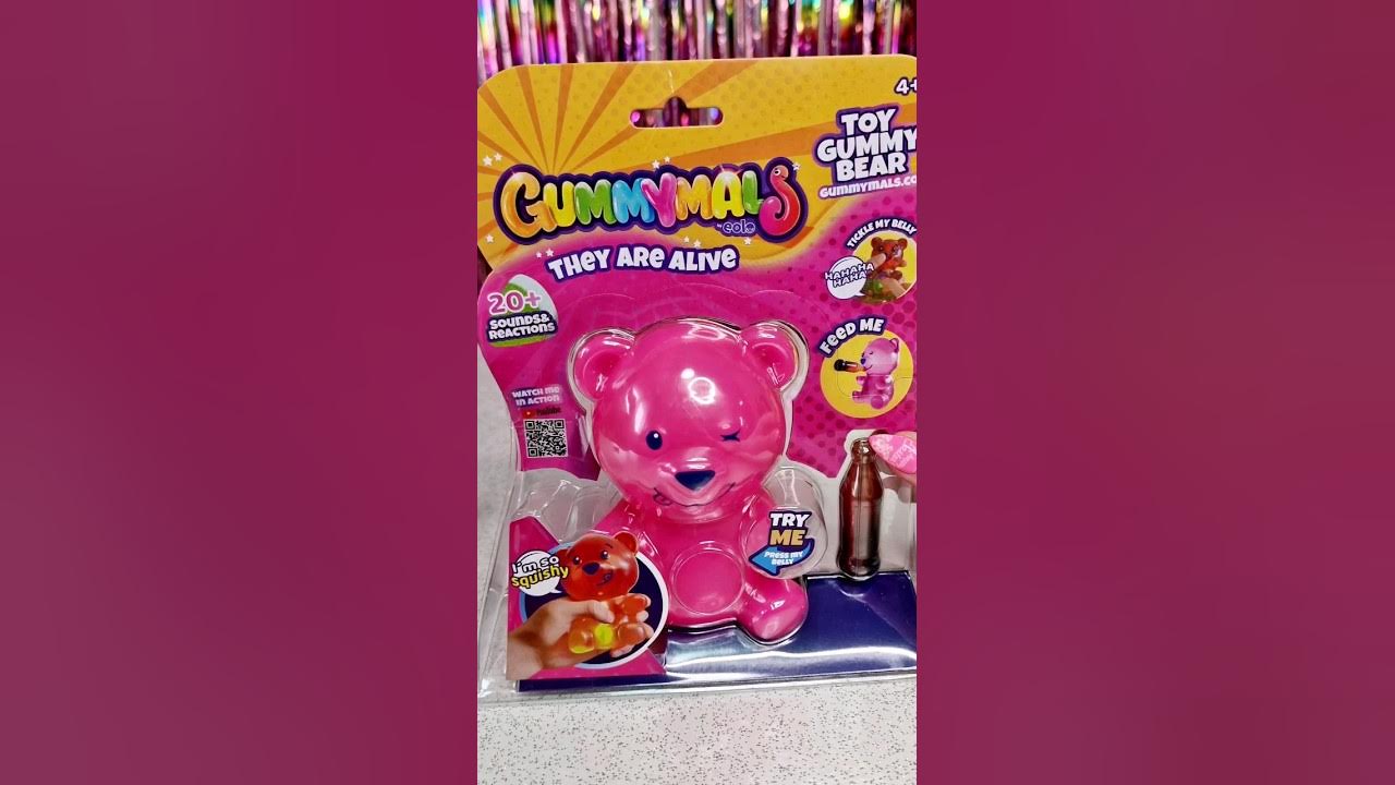 Introducing Gummymal, the hilarious interactive gummy bear toy! 🐻🤣