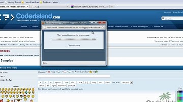 How to upload a file in phpbb3