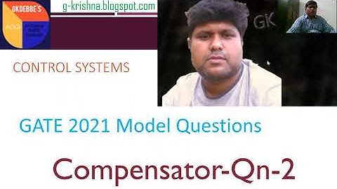GATE-2021-Control Systems Model Questions-Compensator q2