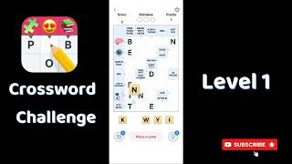 🎮 Crossword Challenge Level 1 answers | Go Answer Information