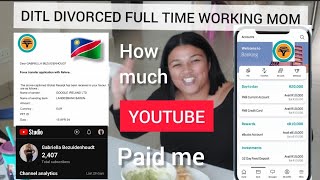 MUKBANG! FIRST YOUTUBE PAYCHECK AS NAMIBIAN YOUTUBER WITH 2400 SUBS | FULL TRANSPARENCY