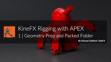 KineFX Rigging with APEX 1 | Geometry Prep and Packed Folder