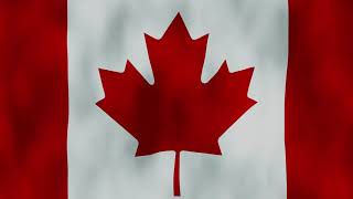 Waving Flag of Canada 4K (Animated Canadian Flag) #2