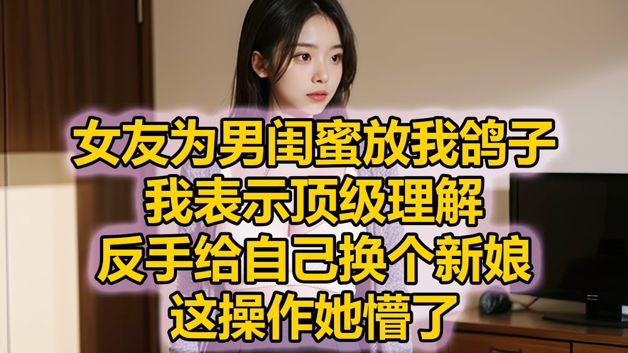女友为男闺蜜放我鸽子，我表示顶级理解，反手给自己换个新娘，这操作她懵了