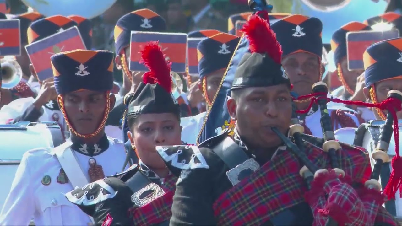 Arrival of the Sri Lankan Army for the 78th Independence Day