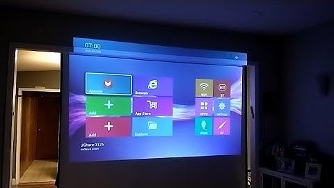 Activate Theater mode. Home assistant Demo test.