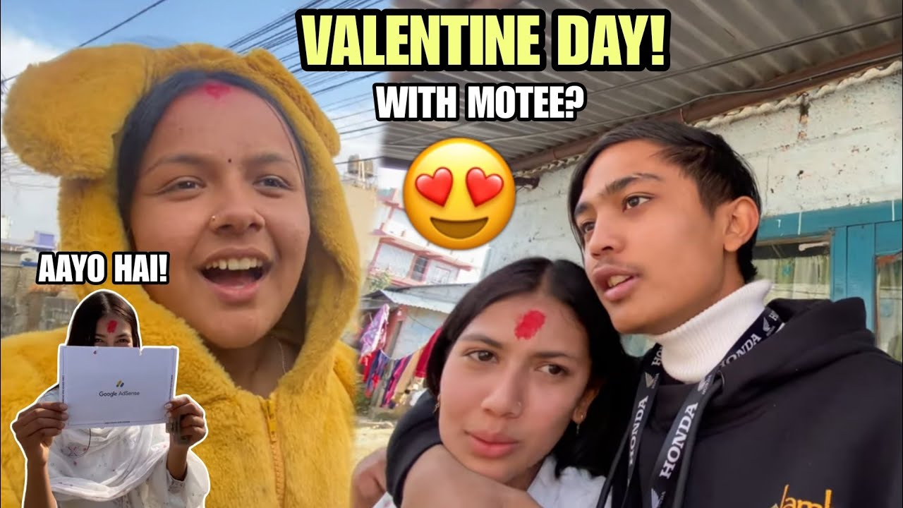 Valentine Ma Motee Sanga Dating ?😍 || Boini Ra Mummy Ko Fight Paryo 😭 || Crazy Roshan