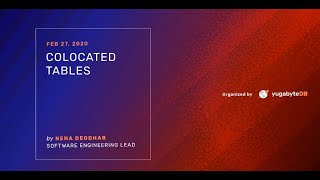 Getting Started with Distributed SQL Colocated Tables
