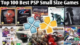 Top 100 Best Small Size PSP Games of All Time | Highly Compressed ISO Collection