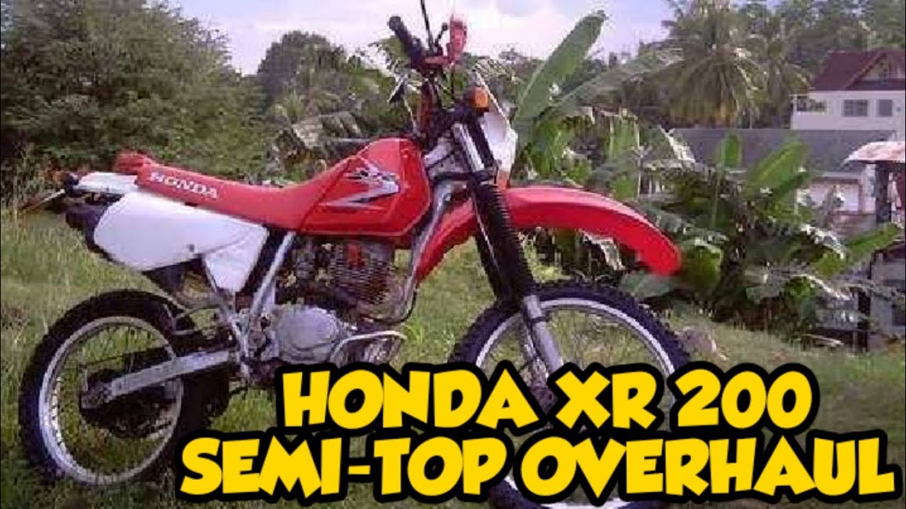 🔧 HONDA XR 200 SEMI TOP OVERHAUL