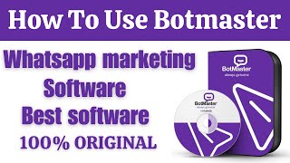 How to use bot master software - Botmaster whatsapp marketing software screenshot 4