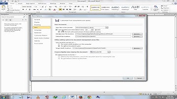 How to auto save word document in MS Word 2010