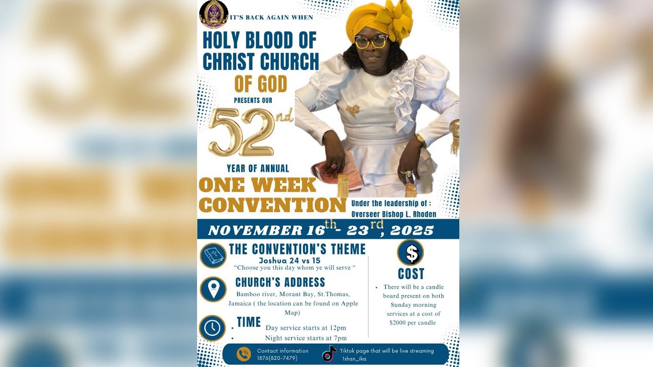 APOSTLE FIRST VISIT AT BISHOP RHODEN ST. THOMAS