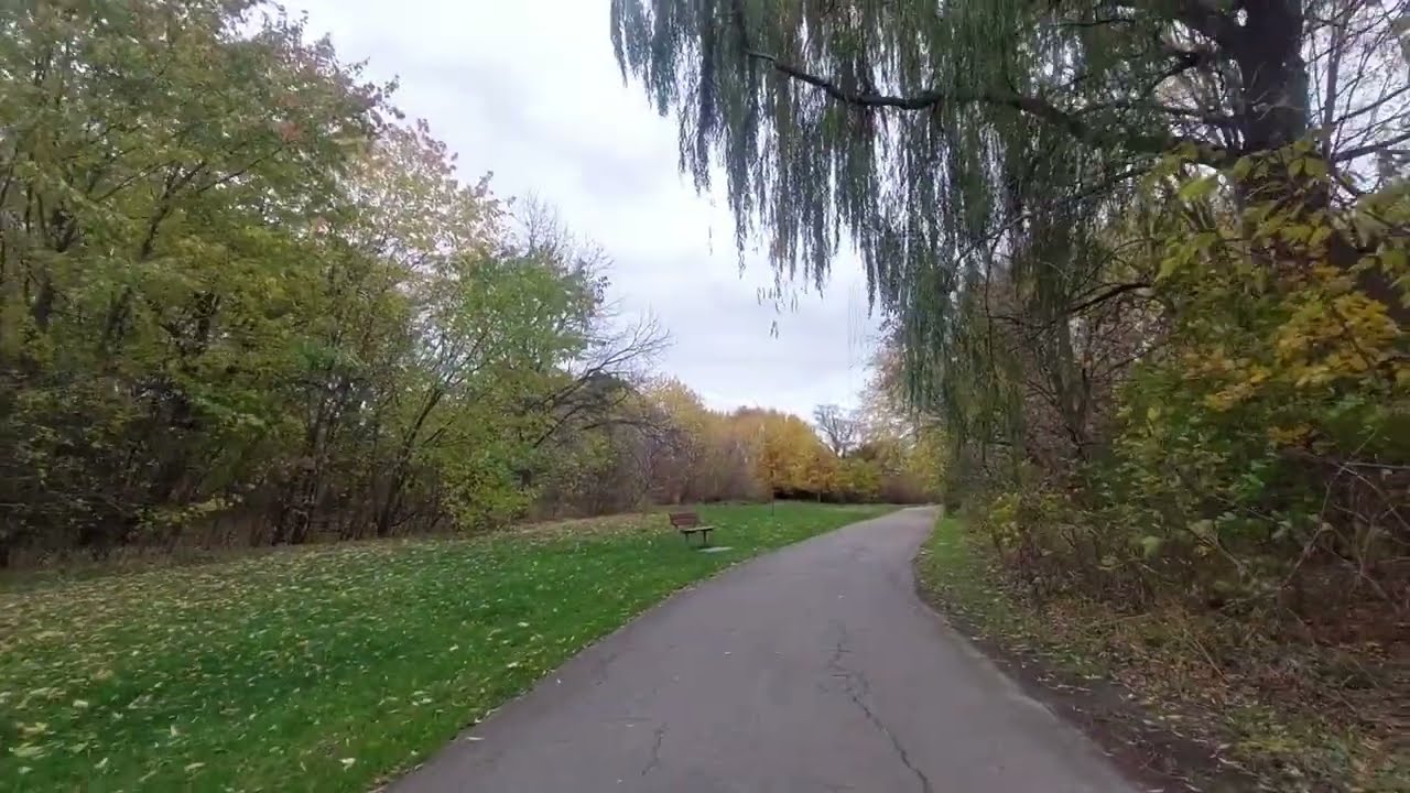 Applewood Trail #7 🍁 | Walking the Trail and Crossing the Wooden Bridge in Canada