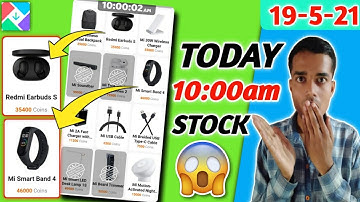 #GetApps 10:00am stock | Mi Smart Band 4 & Redmi Earbuds S In Stock 😱😇 | Getapps Redeem Problem