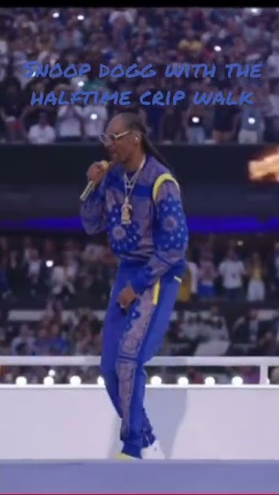 Snoop Dogg Halftime crip walk