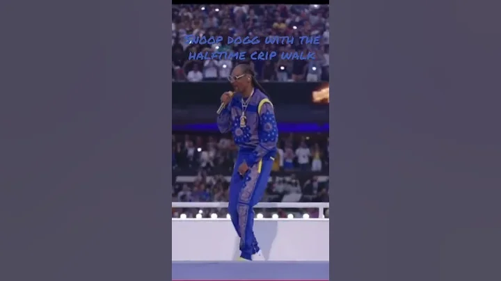 Snoop Dogg Halftime crip walk