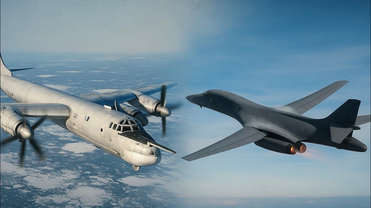 Ту-95 «Медведь» против B-1 «Лансер» — решающее противостояние бомбардировщиков времён холодной во...