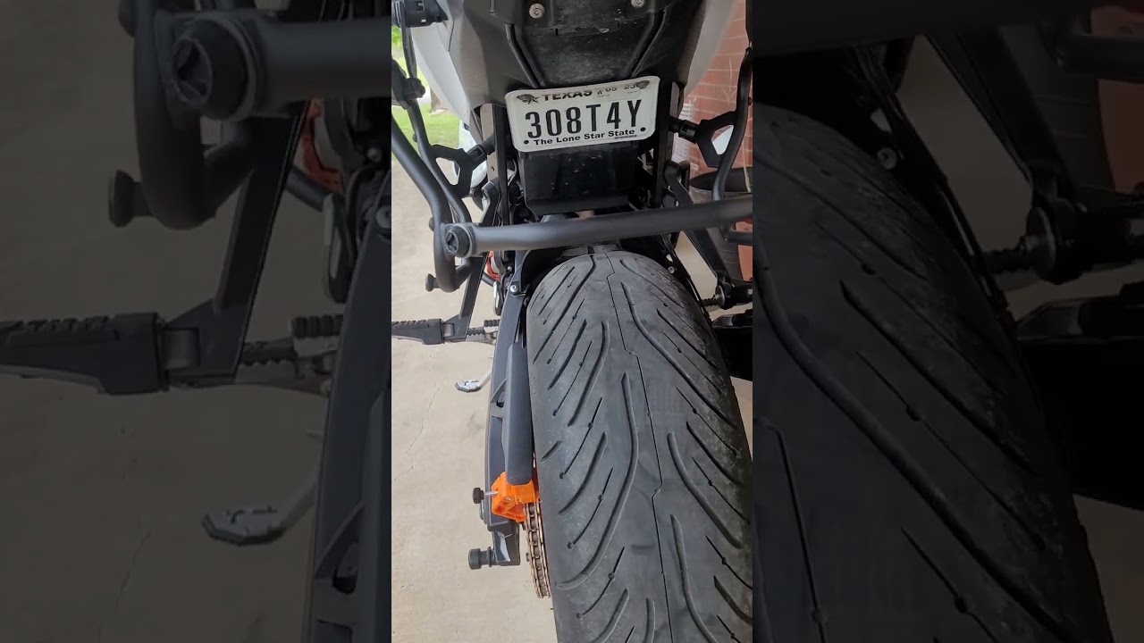 2016 BMW S1000XR New Chain, Sprockets & Laser Monkey Wheel Alignment.