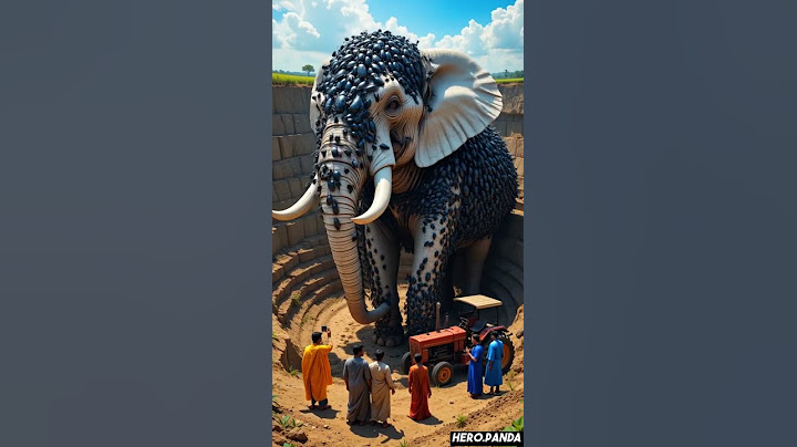 Elephant got submerged into Black beetles saved by rescuers #humanity #elephant #animalrescue