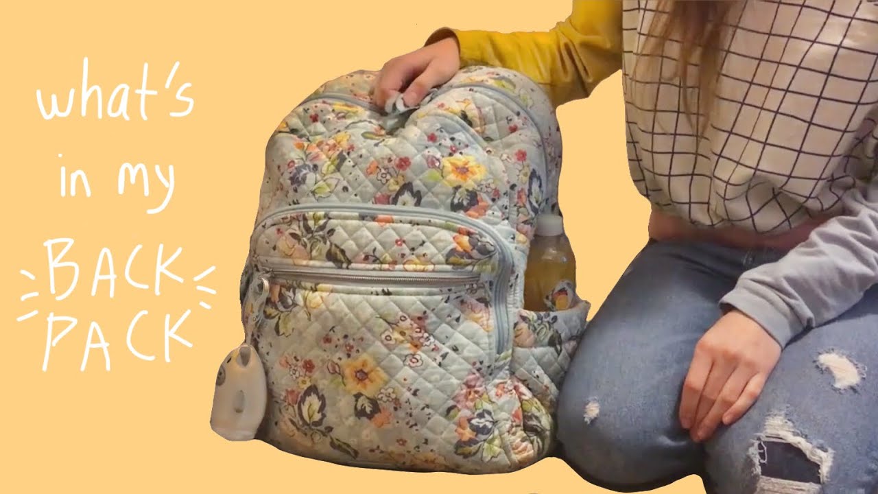 What's in my Backpack Senior Year YouTube
