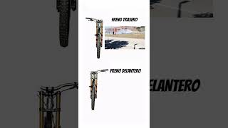 freno trasero VS delantero #bici #drift #accidente